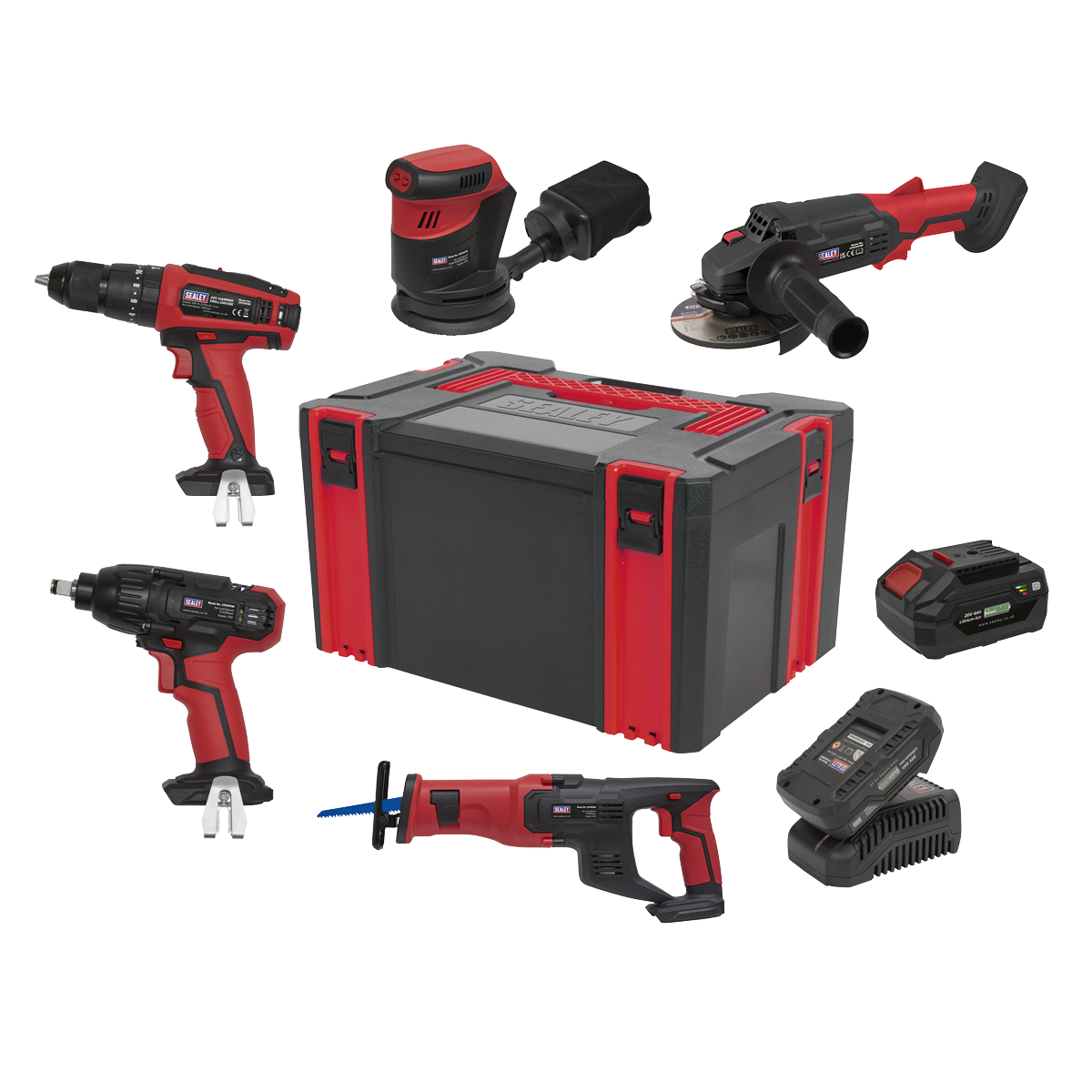 5 x SV20 Series Cordless Power Tool Kit 20V - 2 Batteries | CP20VCOMBO ...