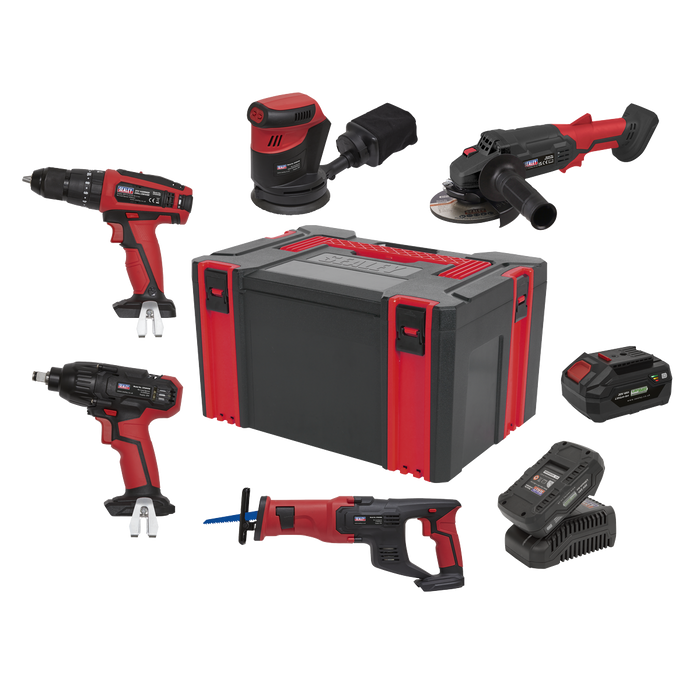 5 x SV20 Series Cordless Power Tool Kit 20V - 2 Batteries | CP20VCOMBO2