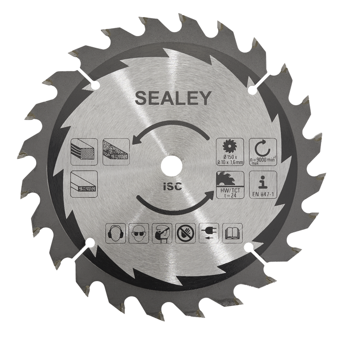 150mm Cut-Off Saw Blade 1.6mm/10mm 24tpu | CP20VCS.03