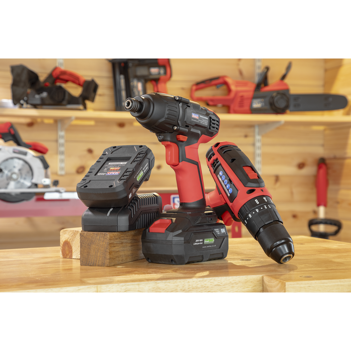 2 x SV20 Series Cordless Power Tool Kit 20V - 2 Batteries | CP20VDDCOMBO