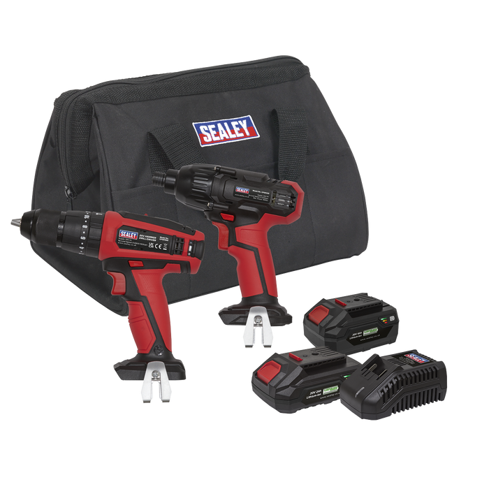 2 x SV20 Series Cordless Power Tool Kit 20V - 2 Batteries | CP20VDDCOMBO