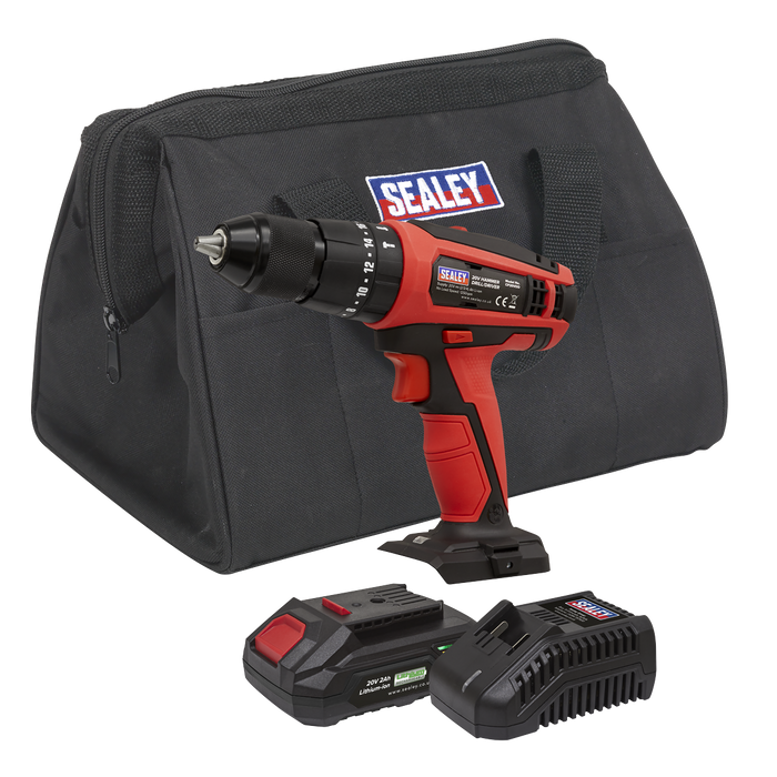 SV20 Series 13mm Cordless Combi Drill Kit 20V 2Ah | CP20VDDKIT1