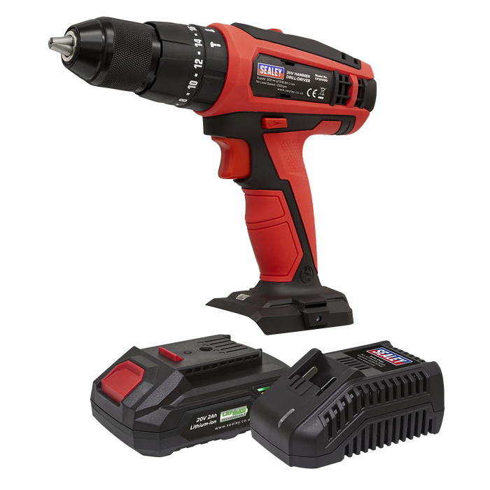 SV20 Series 13mm Cordless Combi Drill Kit 20V 2Ah | CP20VDDKIT1