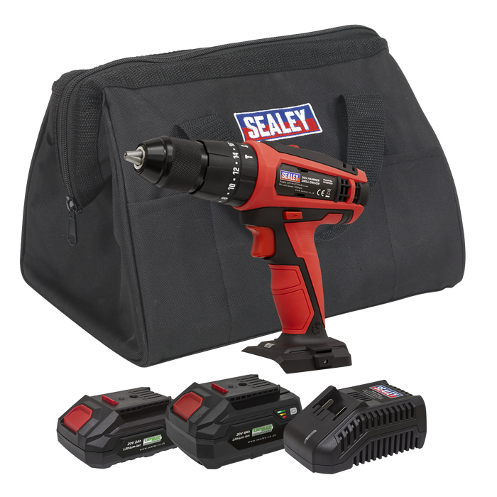 SV20 Series 13mm Cordless Combi Drill Kit 20V - 2 Batteries | CP20VDDKIT