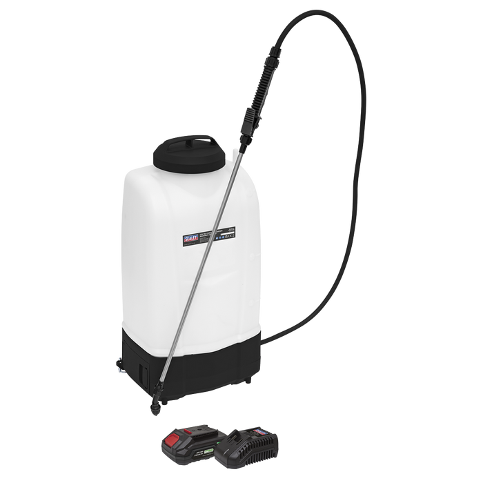 SV20 Series 15L Cordless Garden Backpack Sprayer 20V 2Ah | CP20VGBSKIT1