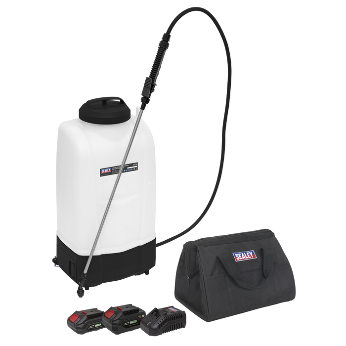 SV20 Series 15L Cordless Garden Backpack Sprayer 20V - 2 Batteries | CP20VGBSKIT