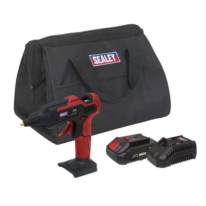 SV20 Series Cordless Glue Gun Kit 20V 2Ah | CP20VGGKIT1