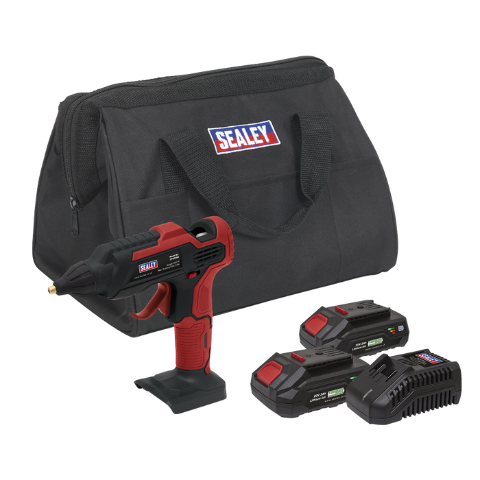 SV20 Series Cordless Glue Gun Kit 20V 2Ah - 2 Batteries | CP20VGGKIT
