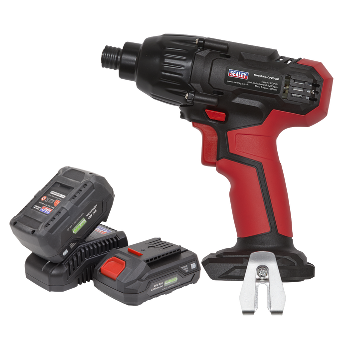 SV20 Series 1/4"Hex Drive Cordless Impact Driver 20V - 2 Batteries | CP20VIDKIT