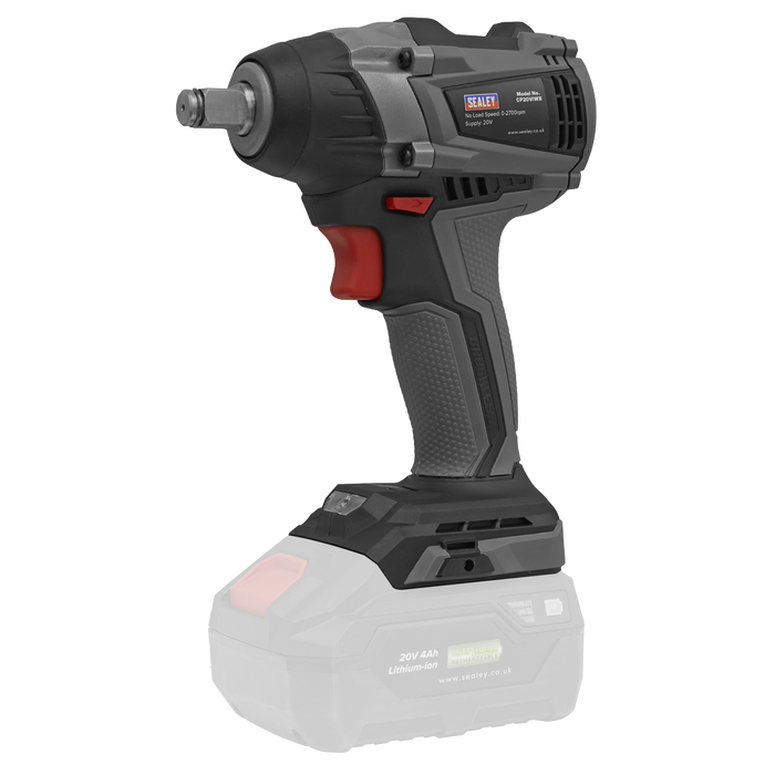 Premier SV20 Series 1/2"Sq Drive Brushless Cordless Impact Wrench Kit 20V 4Ah - 2 Batteries | CP20VIWXKIT