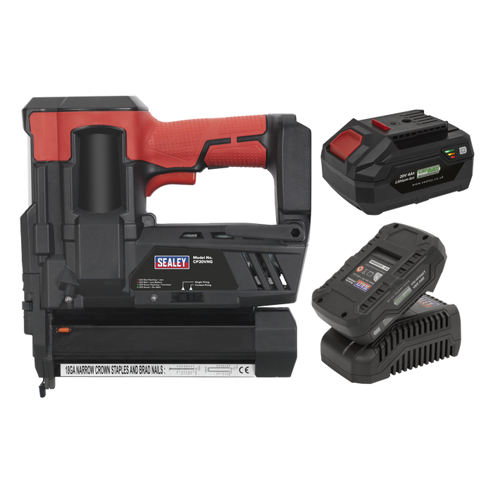 SV20 Series Cordless Nail/Staple Gun Kit 18G 20V - 2 Batteries | CP20VNGKIT