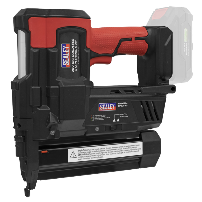 SV20 Series 18G Cordless Nail/Staple Gun 20V - Body Only | CP20VNG
