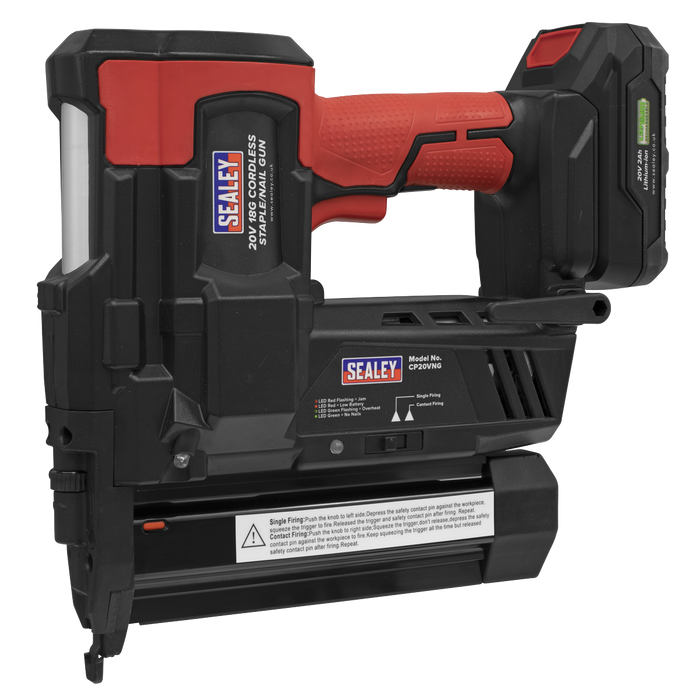 SV20 Series 18G Cordless Nail/Staple Gun 20V - Body Only | CP20VNG