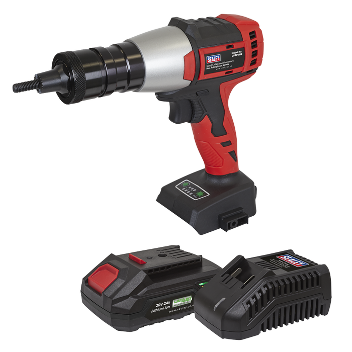 SV20 Series Brushless Cordless Nut Riveter 20V 2Ah | CP20VNRKIT1