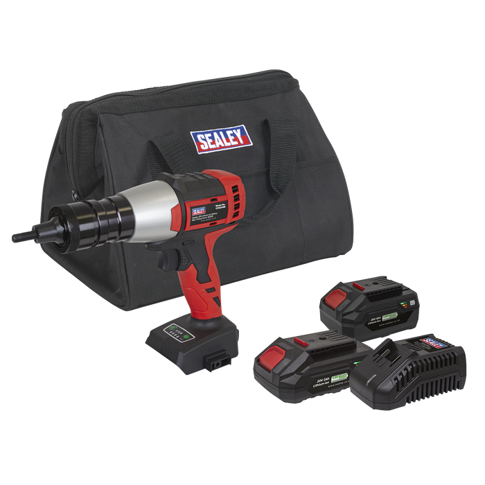 SV20 Series Brushless Cordless Nut Riveter 20V - 2 Batteries | CP20VNRKIT