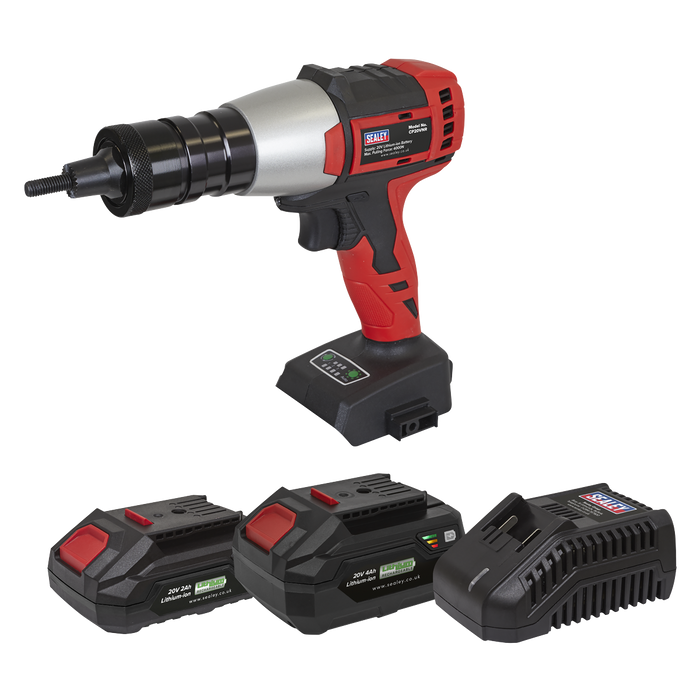 SV20 Series Brushless Cordless Nut Riveter 20V - 2 Batteries | CP20VNRKIT