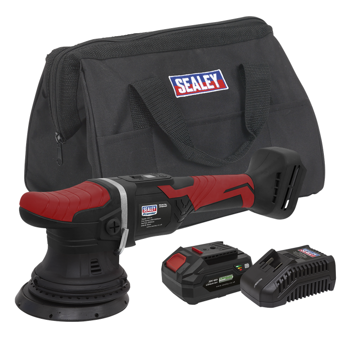 Premier SV20 Series 125mm Cordless Orbital Polisher Kit 20V 4Ah | CP20VOPKIT