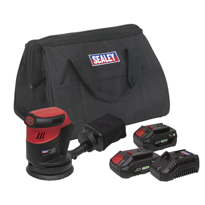 SV20 Series 125mm Cordless Orbital Palm Sander Kit 20V - 2 Batteries | CP20VOSKIT