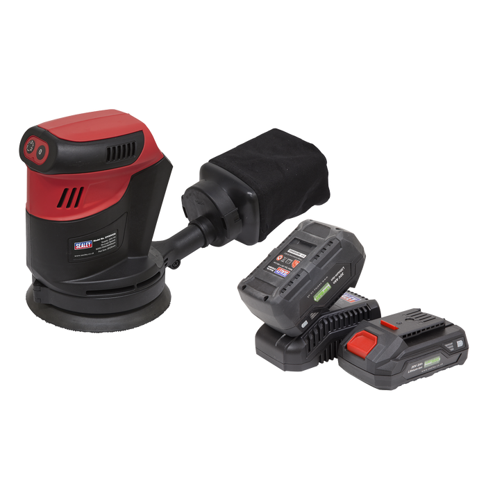 SV20 Series 125mm Cordless Orbital Palm Sander Kit 20V - 2 Batteries | CP20VOSKIT