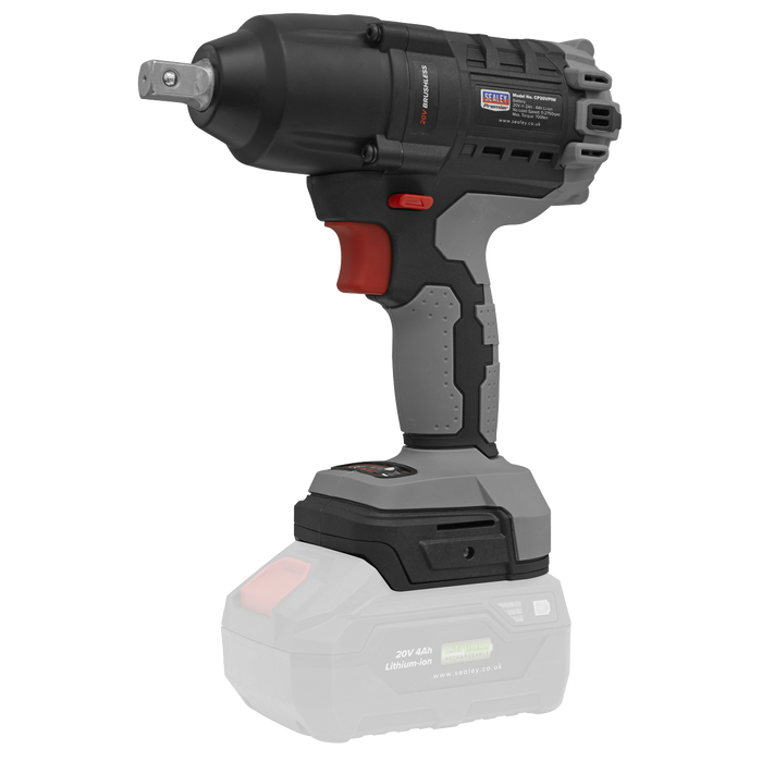 Premier SV20 Series 1/2"Sq Drive Brushless Cordless Impact Wrench Kit 20V 4Ah | CP20VPIWKIT1