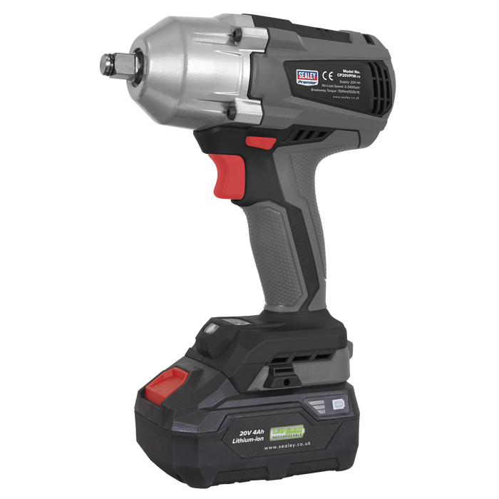 Premier SV20 Series 1/2"Sq Drive Brushless Cordless Impact Wrench 20V - Body Only | CP20VPIW