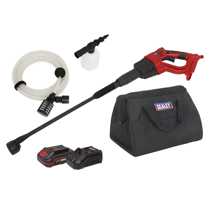 SV20 Series 22Bar Cordless Pressure Washer Kit 20V 2Ah | CP20VPWKIT1