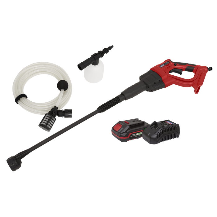 SV20 Series 22Bar Cordless Pressure Washer Kit 20V 2Ah | CP20VPWKIT1