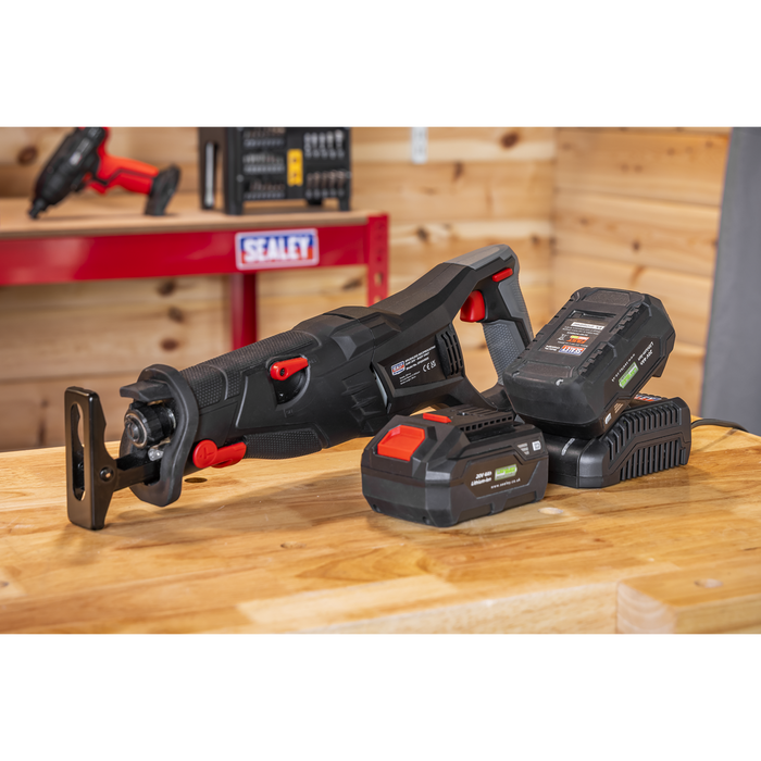 Premier SV20 Series Brushless Cordless Reciprocating Saw 20V 4Ah Kit - 2 Batteries | CP20VRSXKIT