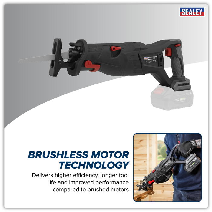 Premier SV20 Series Brushless Cordless Reciprocating Saw 20V - Body Only | CP20VRSX