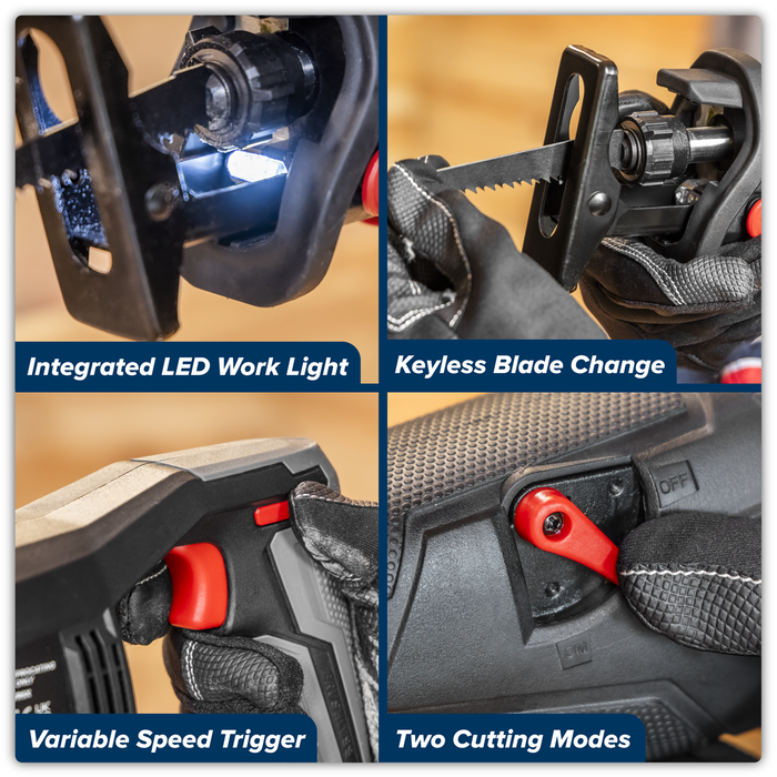 Premier SV20 Series Brushless Cordless Reciprocating Saw 20V - Body Only | CP20VRSX