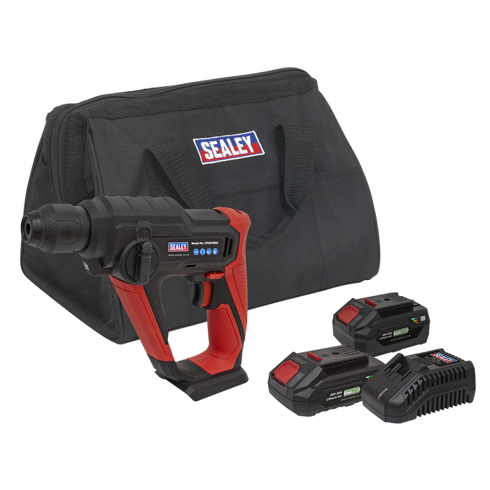 SV20 Series SDS Plus Cordless Rotary Hammer Drill Kit 20V - 2 Batteries | CP20VSDSKIT