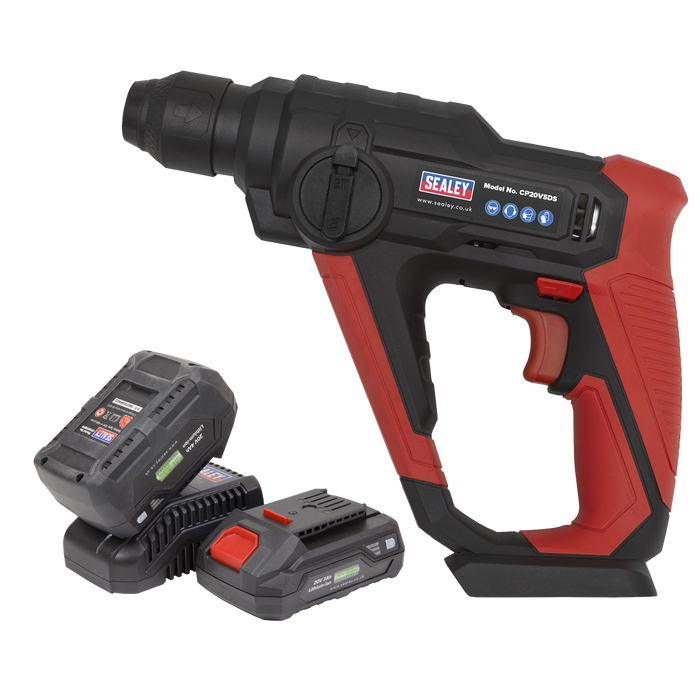 SV20 Series SDS Plus Cordless Rotary Hammer Drill Kit 20V - 2 Batteries | CP20VSDSKIT