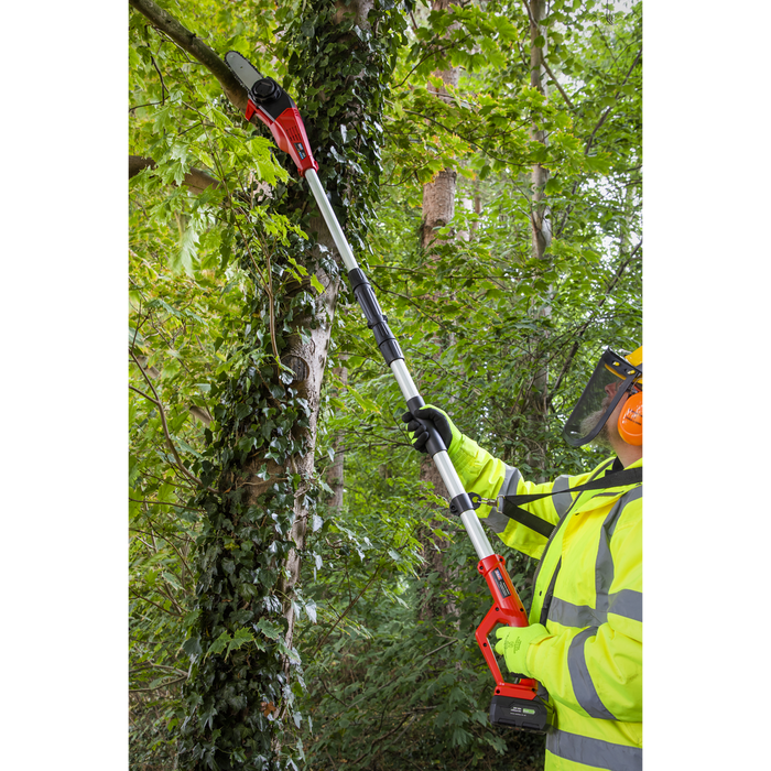 SV20 Series 20cm Cordless Telescopic Chainsaw Kit 20V 4Ah | CP20VTP02