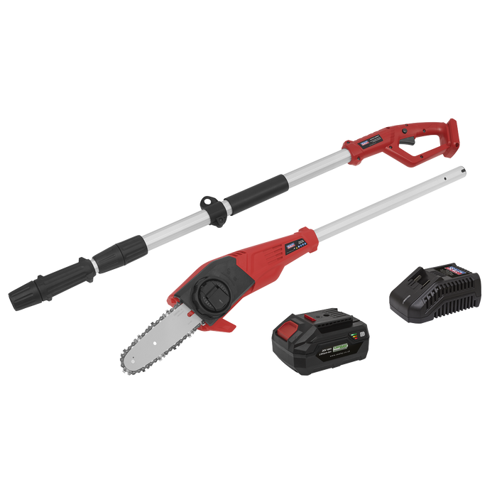 SV20 Series 20cm Cordless Telescopic Chainsaw Kit 20V 4Ah | CP20VTP02