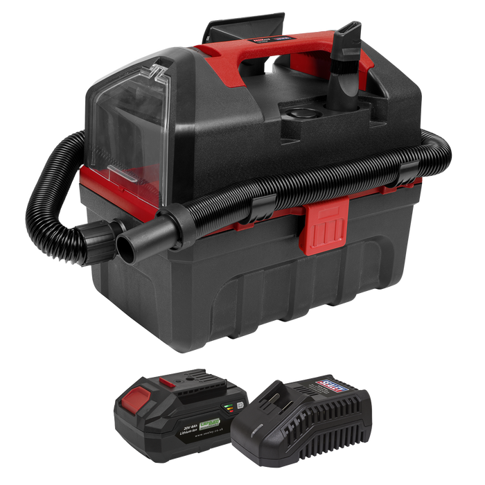 SV20 Series 10L Cordless Wet & Dry Vacuum Kit 20V 4Ah | CP20VWDVKIT1