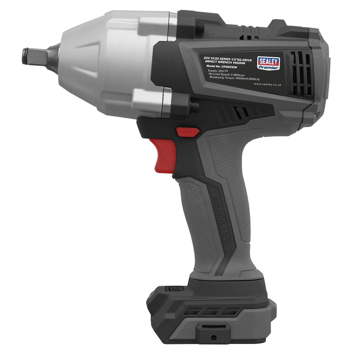 Premier SV20 Series 1/2"Sq Drive Brushless Cordless Impact Wrench 20V - Body Only | CP20VXIW