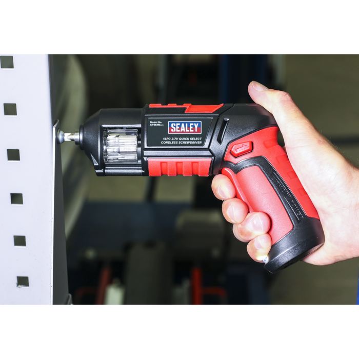 Cordless Quick Select Screwdriver 3.7V 14pc | CP36MS