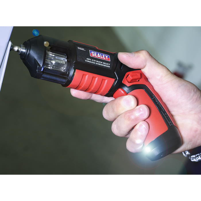 Cordless Quick Select Screwdriver 3.7V 14pc | CP36MS