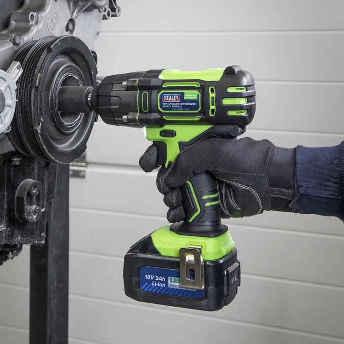 Trolley Jack & Cordless Impact Wrench Combo - Green | 2001LEHVCOMBO