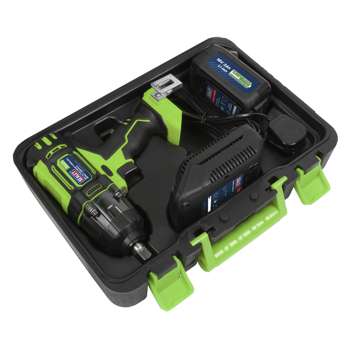 1/2"Sq Drive Hi-Vis Cordless Impact Wrench 18V 3Ah | CP400LIHV
