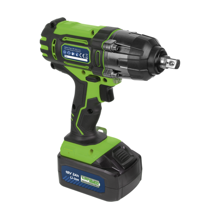 Trolley Jack & Cordless Impact Wrench Combo - Green | 2001LEHVCOMBO
