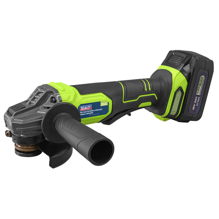 115mm Cordless Angle Grinder 18V 3Ah - Green | CP401LIHV