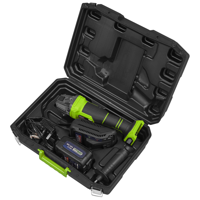 115mm Cordless Angle Grinder 18V 3Ah - Green | CP401LIHV
