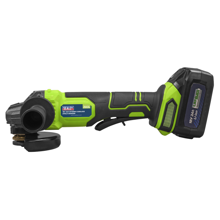 115mm Cordless Angle Grinder 18V 3Ah - Green | CP401LIHV