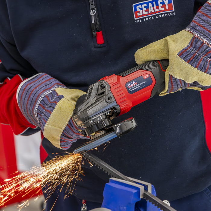 115mm Cordless Angle Grinder 18V 3Ah - Red | CP401LI