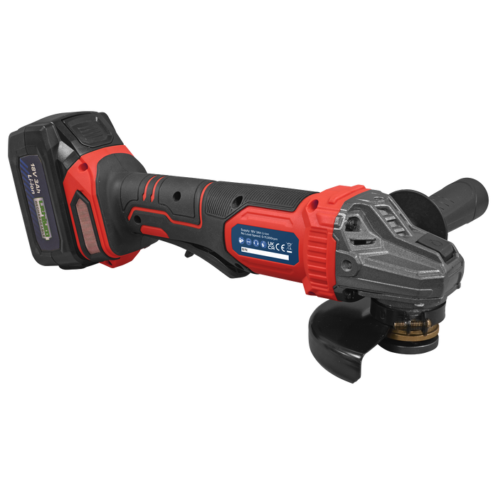 115mm Cordless Angle Grinder 18V 3Ah - Red | CP401LI