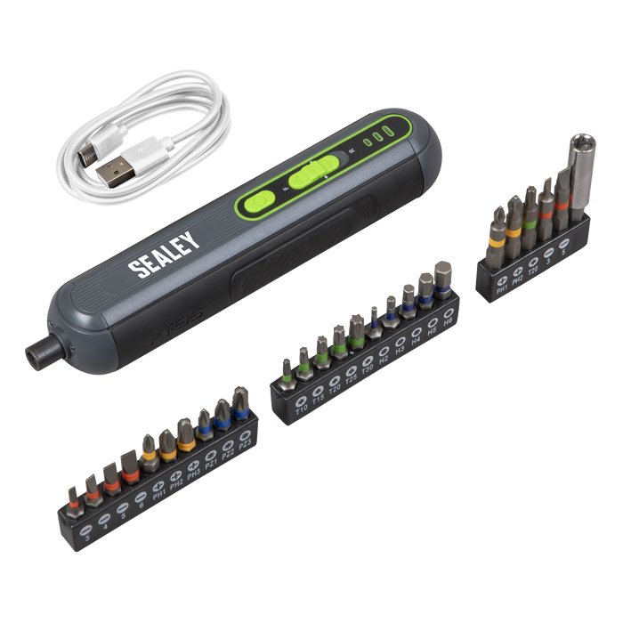 Cordless Screwdriver Set 4V 26pc | CP4VSD