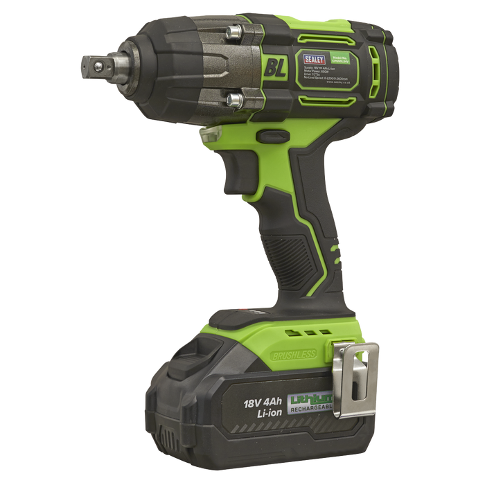1/2"Sq Drive Cordless Brushless Impact Wrench 18V 4Ah | CP650LIHV