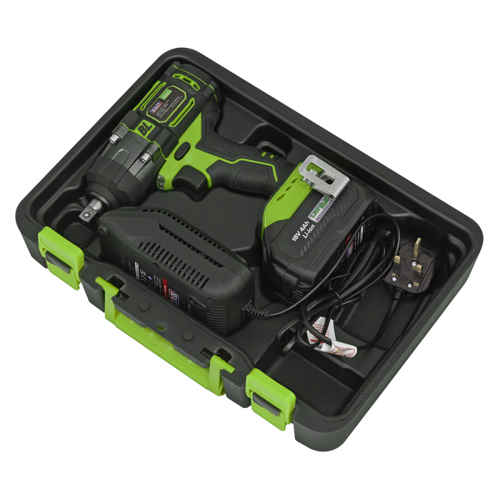 1/2"Sq Drive Cordless Brushless Impact Wrench 18V 4Ah | CP650LIHV