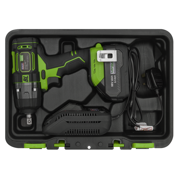 1/2"Sq Drive Cordless Brushless Impact Wrench 18V 4Ah | CP650LIHV